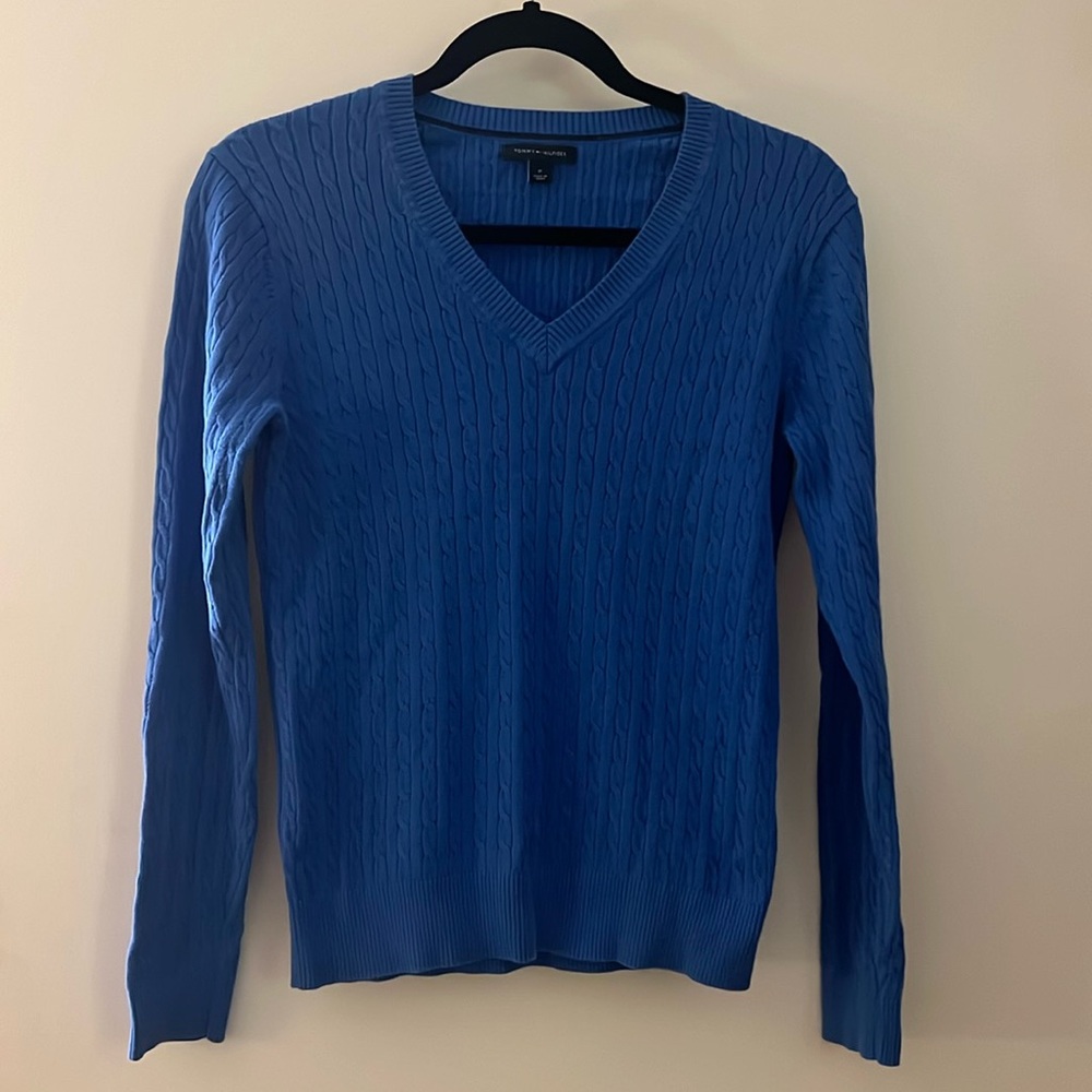 Tommy Hilfiger blue sweater medium
